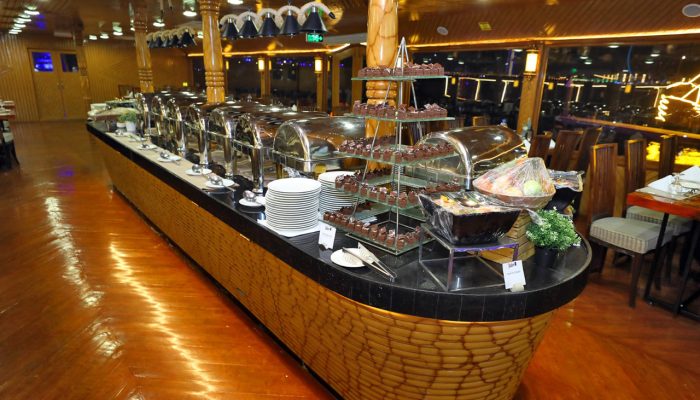 Premium Dhow Cruise Marina - Buffet Table